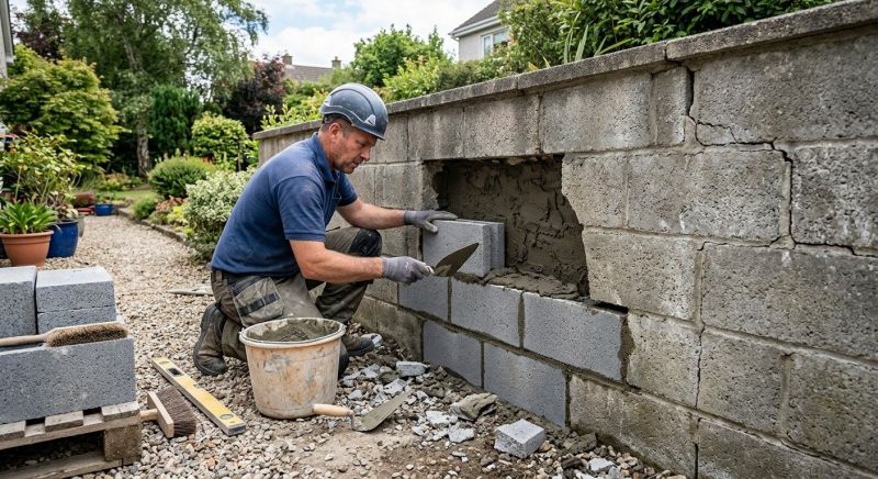 Block Wall Repair in Crosslake, MN