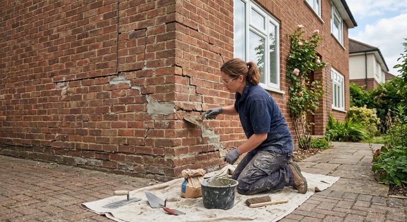 Brick Fence Repair in Brainerd, MN