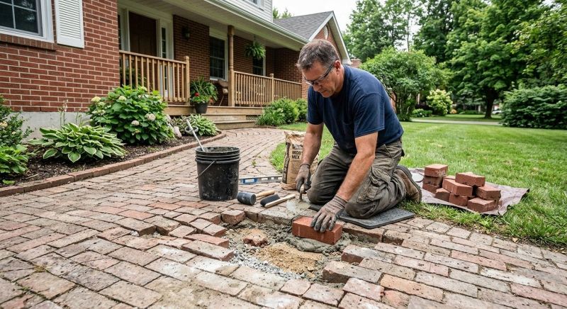 Brick Flatwork Repair in Baxter, MN