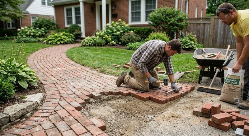 Brick Flatwork Repair in Cushing, MN