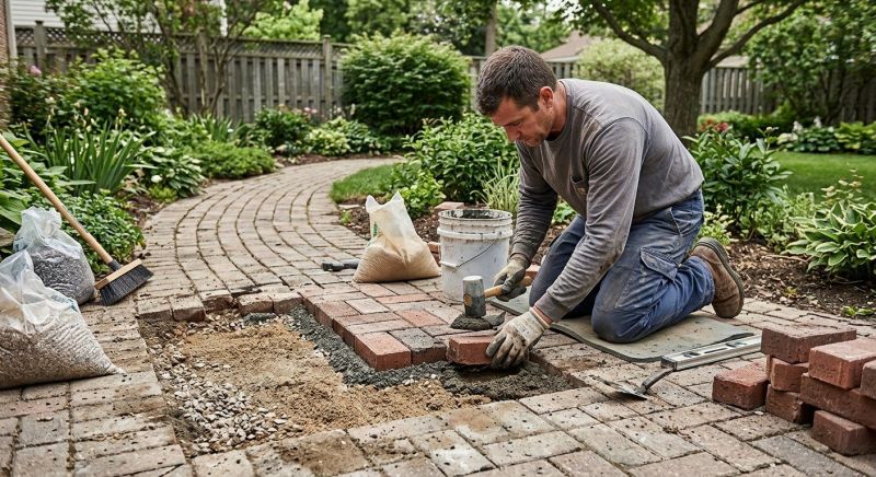 Brick Hardscape Repair in Brainerd, MN
