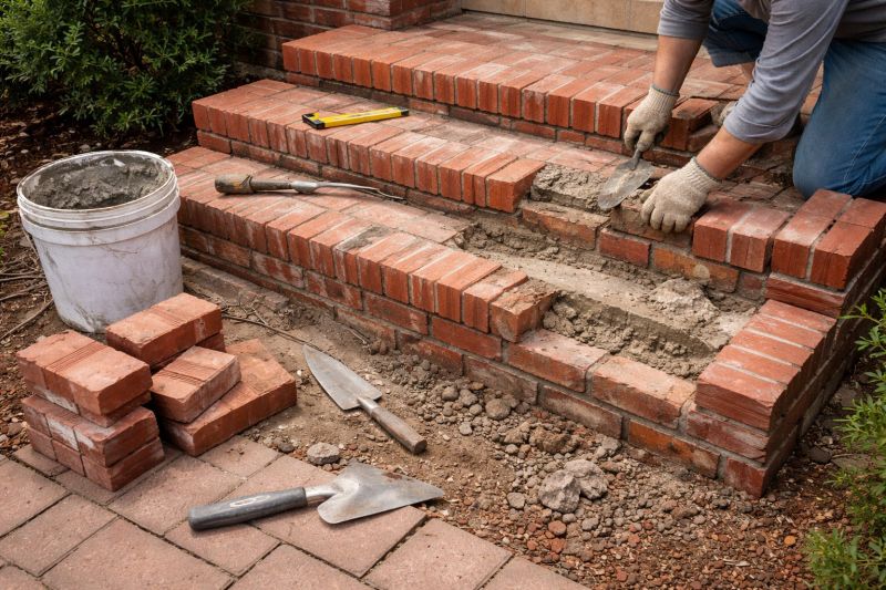 Brick Stairs Repair in Baxter, MN