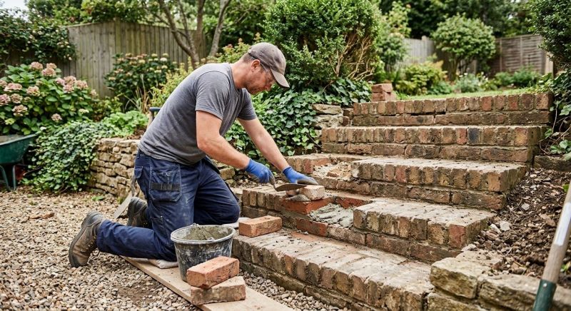 Brick Stairs Repair in Brainerd, MN