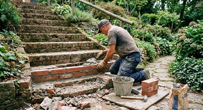Brick Steps Repair in Brainerd, MN