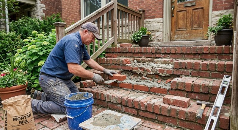 Brick Steps Repair in Brainerd, MN