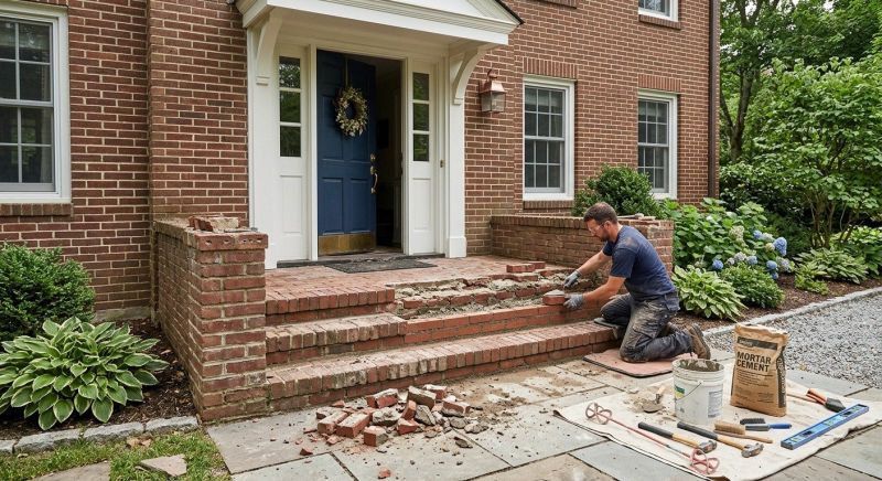 Brick Steps Repair in Brainerd, MN