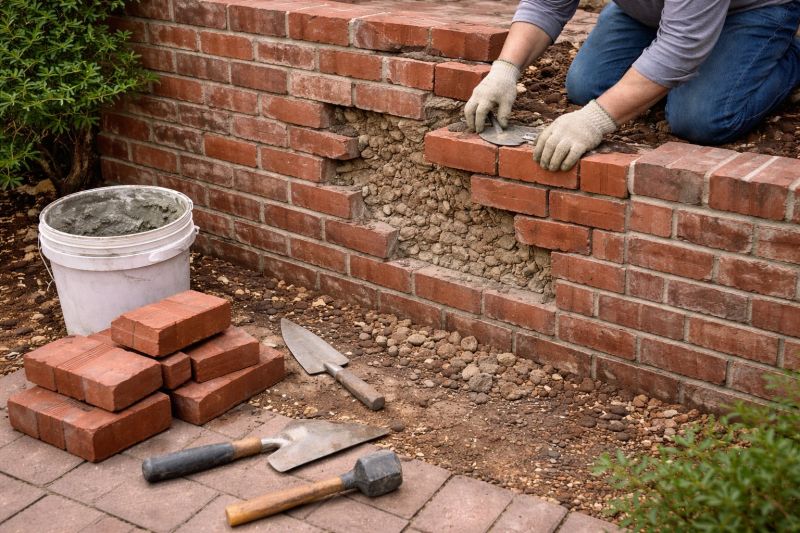 Brick Wall Repair in Garrison, MN