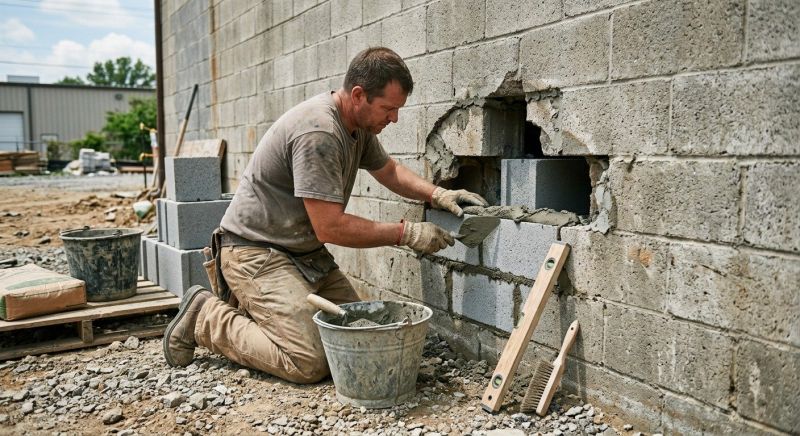 Concrete Block Repair in Deerwood, MN