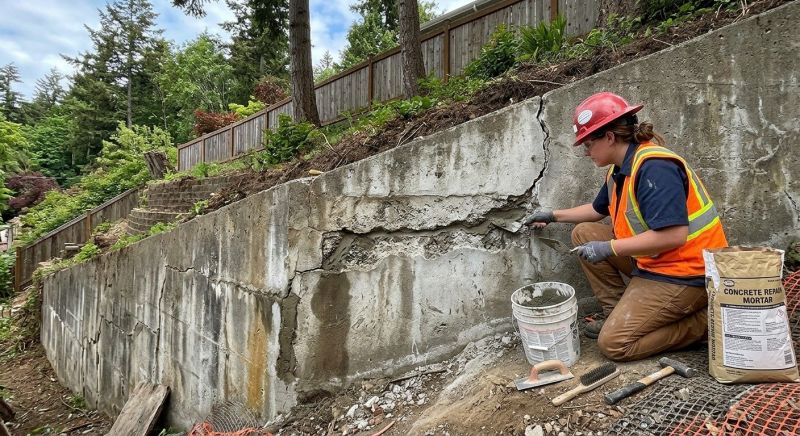 Retaining Wall Repair in Crosby, MN