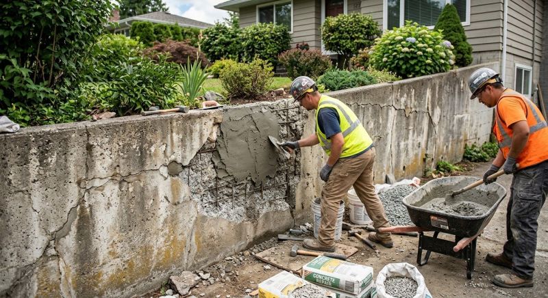 Retaining Wall Repair in Cushing, MN