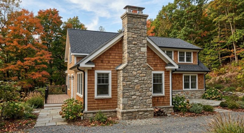 Stone Chimney Installation in Aitkin, MN