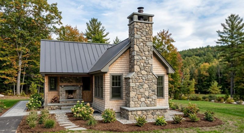 Stone Chimney Installation in Cushing, MN