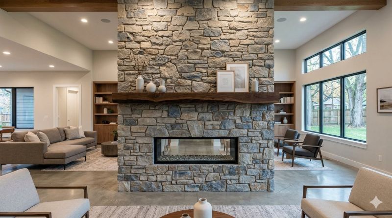Stone Chimney Installation in Brainerd, MN
