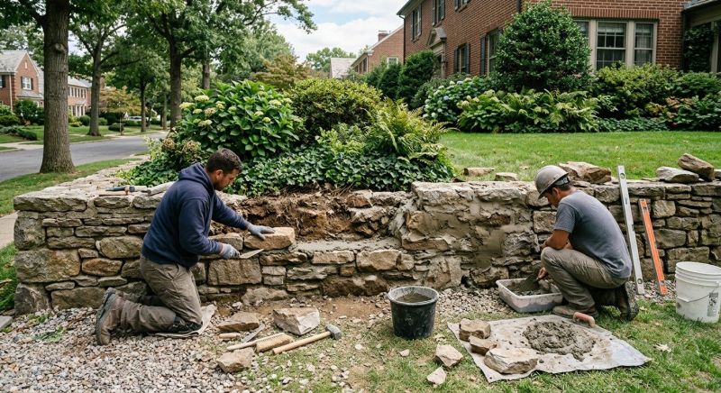 Stone Column Repair in Brainerd, MN