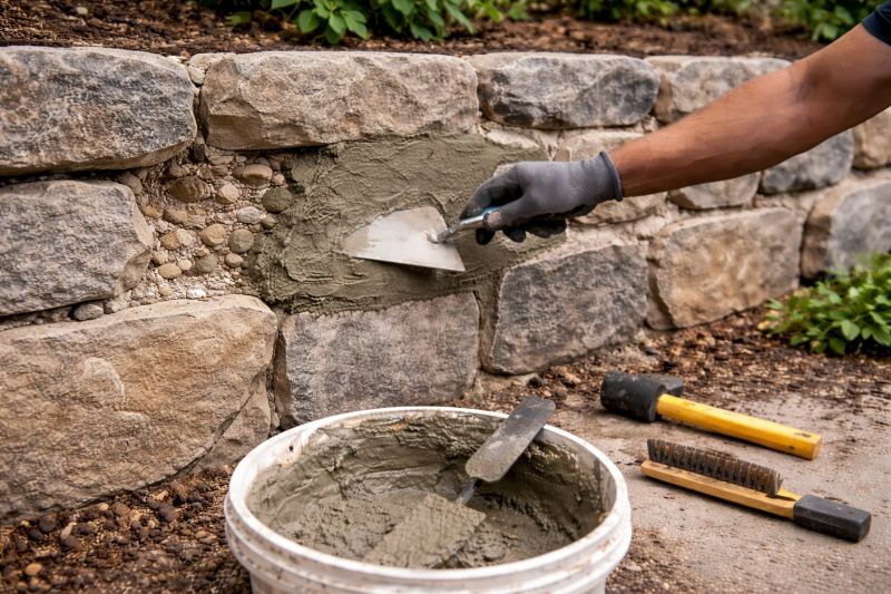Stone Masonry Repair in Crosby, MN