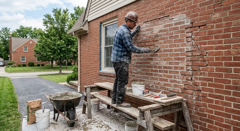 Stone Masonry Repair in Crosby, MN