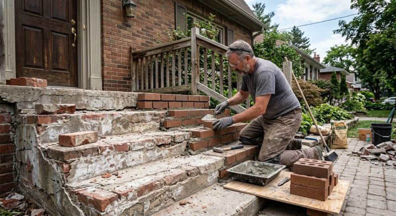 Stonework Repair in Crosby, MN